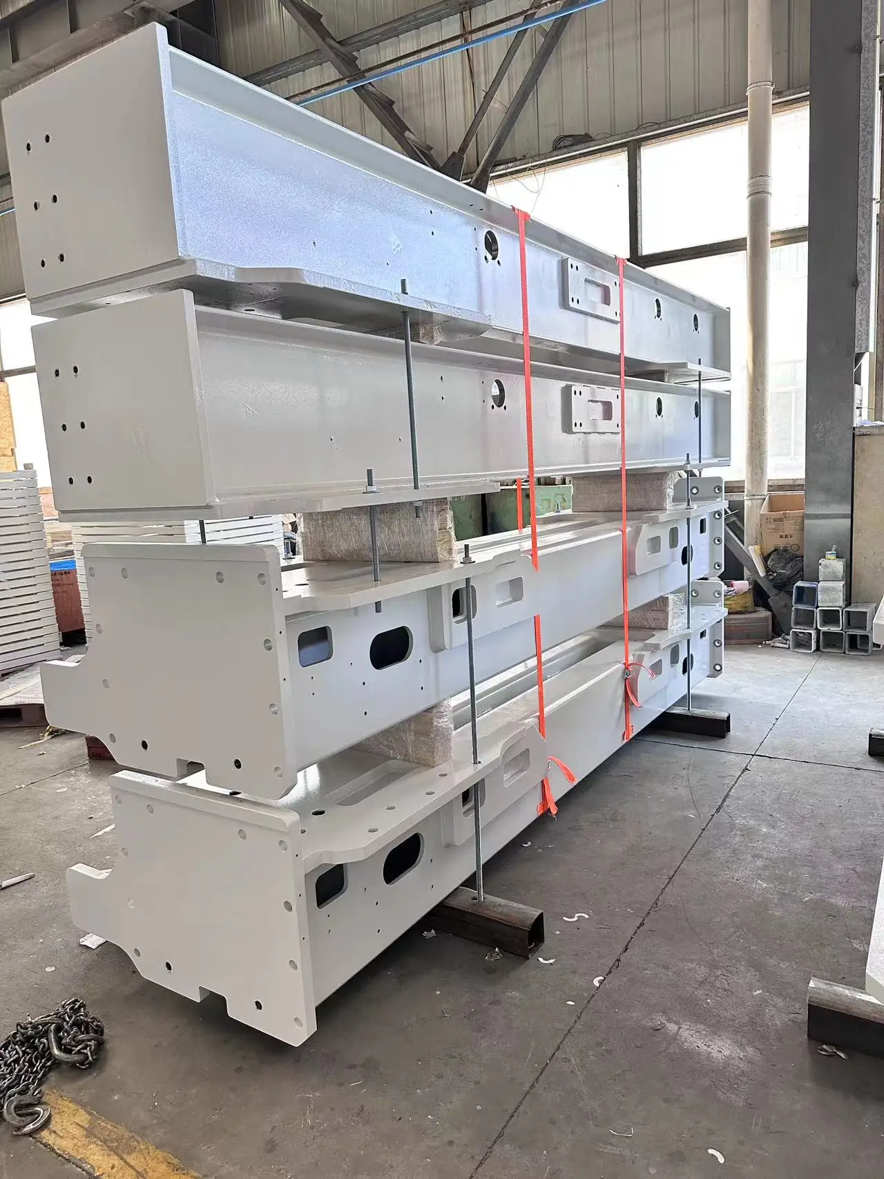 OEM Perfect Large Metal Column Fabrication Custom Weld Structural Machining Part