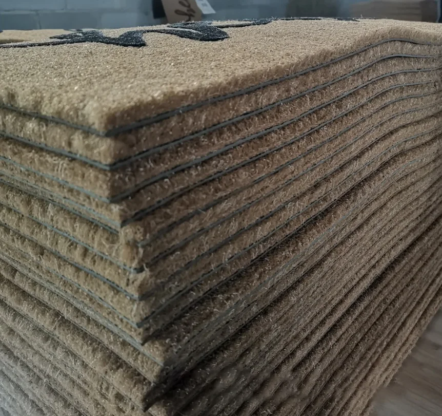 Good Quality Coir Doormat Blank Indoor mat Outdoor Mat Printed DIY Anti Slip doormats blank PVC Coconut Doormats
