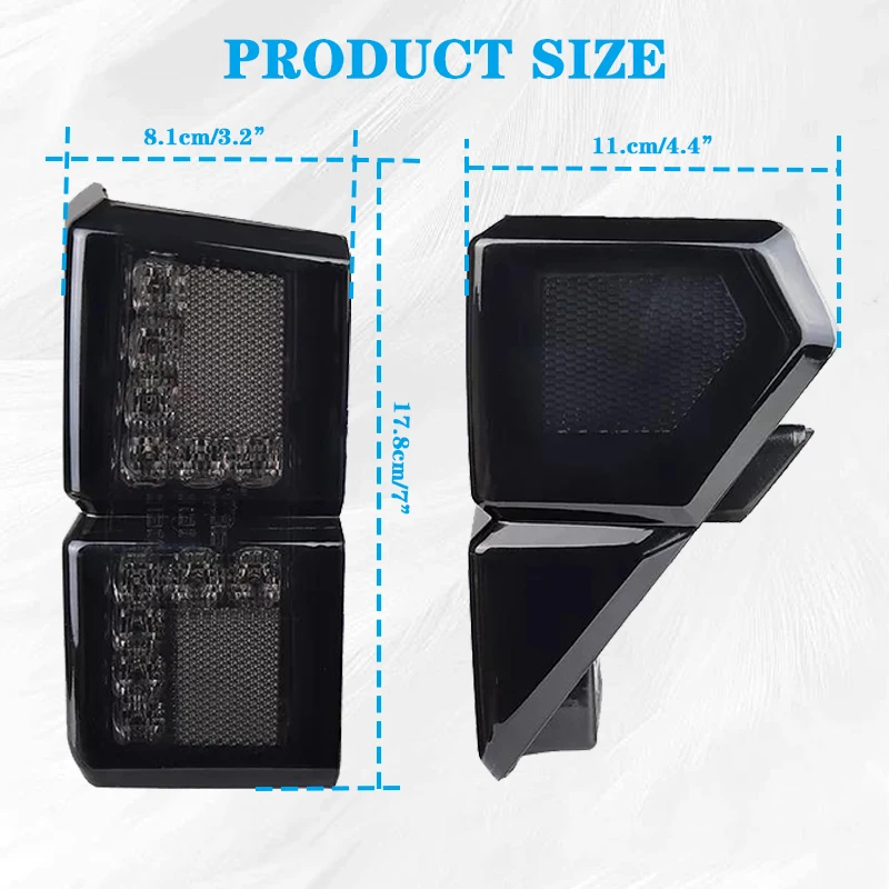 Plug And Play Ip67 Waterproof Atv Tail Lamp Taillight For Polaris Ranger 1000 Xp Oem Part Number 2413766   2413767