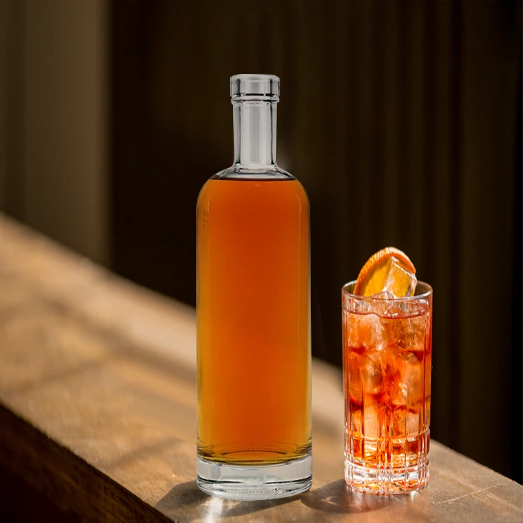 High Style Crystal Glass Vodka Bottle 500 ml 700 ml 750 ml Factory Price