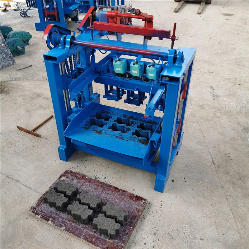 Brick production line paver ethiopia aac fly ash lowest price hollow cement concrete block brick making machinery