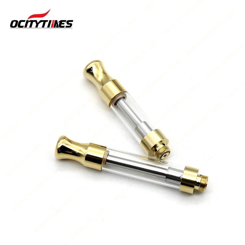 Hot 2019 wood tip ceramic coil vape cartridge glass