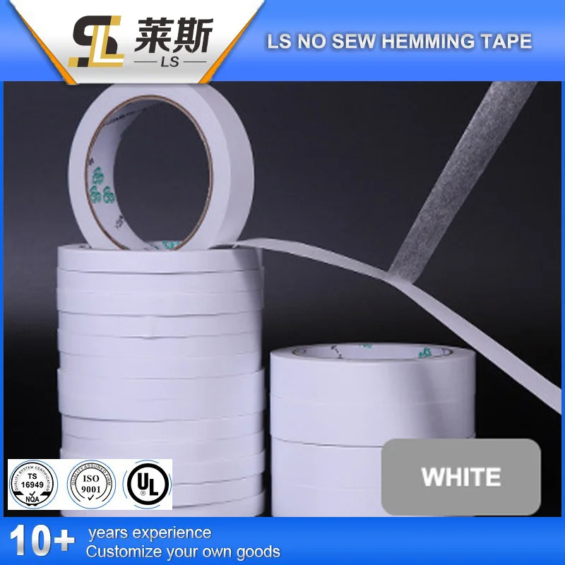 LS Adjustable 100 Yards Fabric Fusing Seamless Double Sided Hemming Tape for Cloth