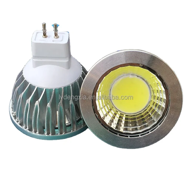 Indoor MR16 GU10 GU5.3 12v LED Spotlight COB Bulb Dimmable Lighting Fixture 3W 5W 7W Die Casting Aluminum Spot Light