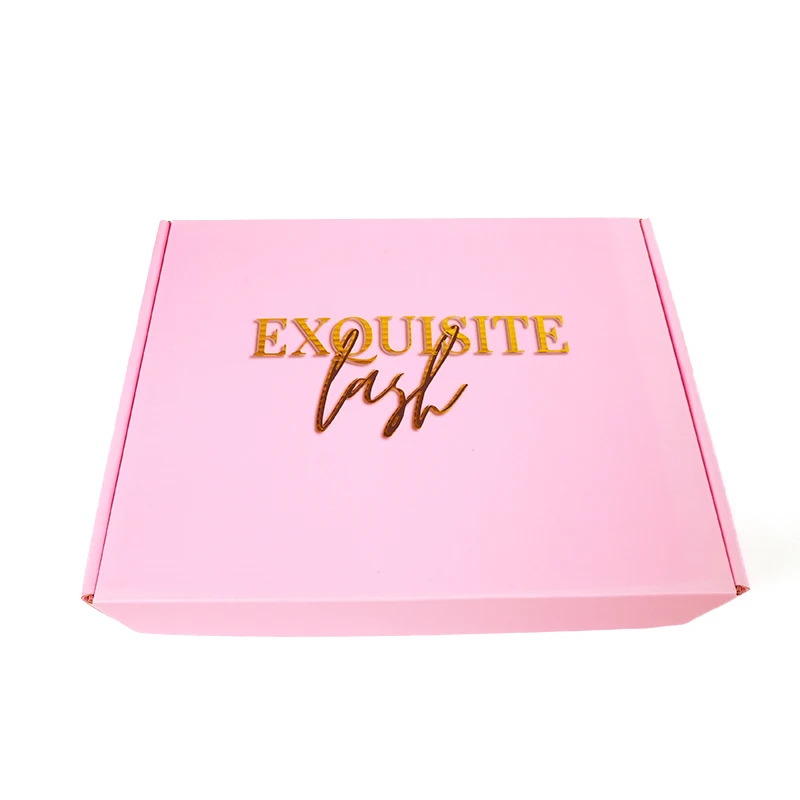 Delicate Appearance Fancy Flat Assorted Custom Luxury Cardboard Box Deep Private Label Boxes Mailer Shipping