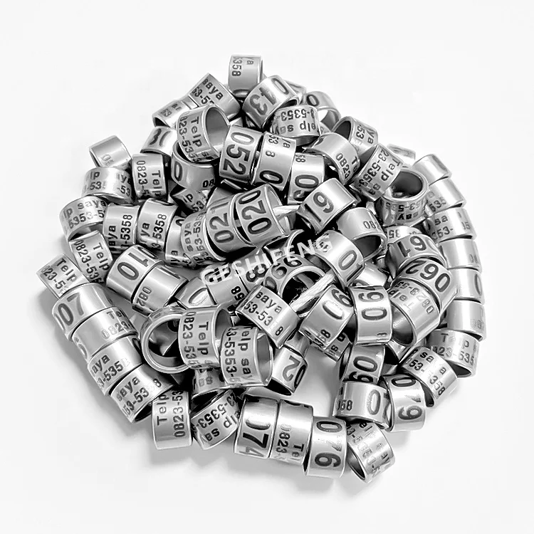 Simple Design Stainless Steel Pigeon&Bird Rings Hot Sale