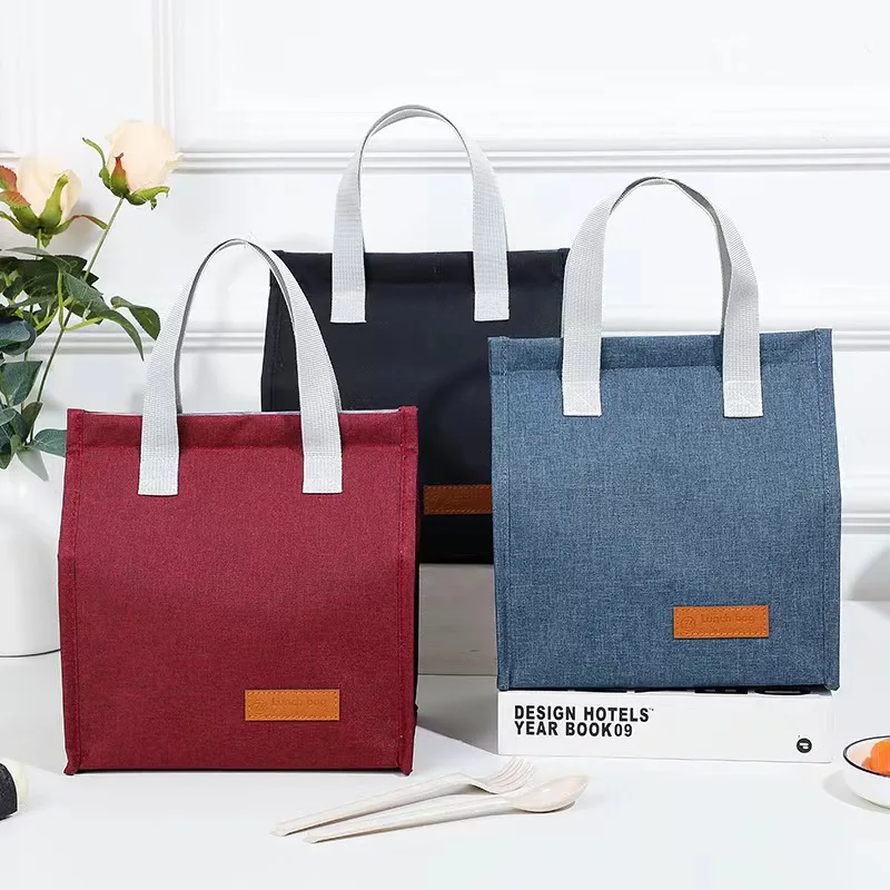 New lunch box insulation bag large capacity insulation bag for office workers insulation lunch box bag kids chirlds mens womens