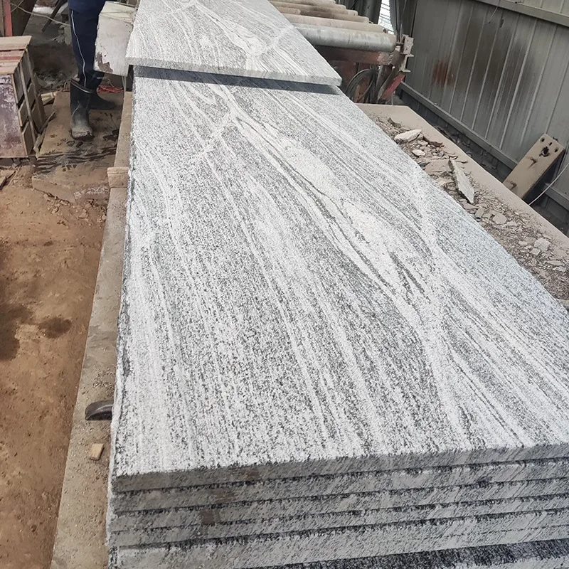 Chinese Beautiful White Grey Granite Juparana Granite Slab Fancy Pattern Chinese Natural Construction Material