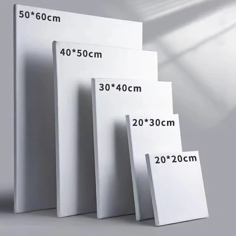 China factory wholesale 30*40 blank stretch canvas canvas frame for drawing painting DIY canvas painting supplies