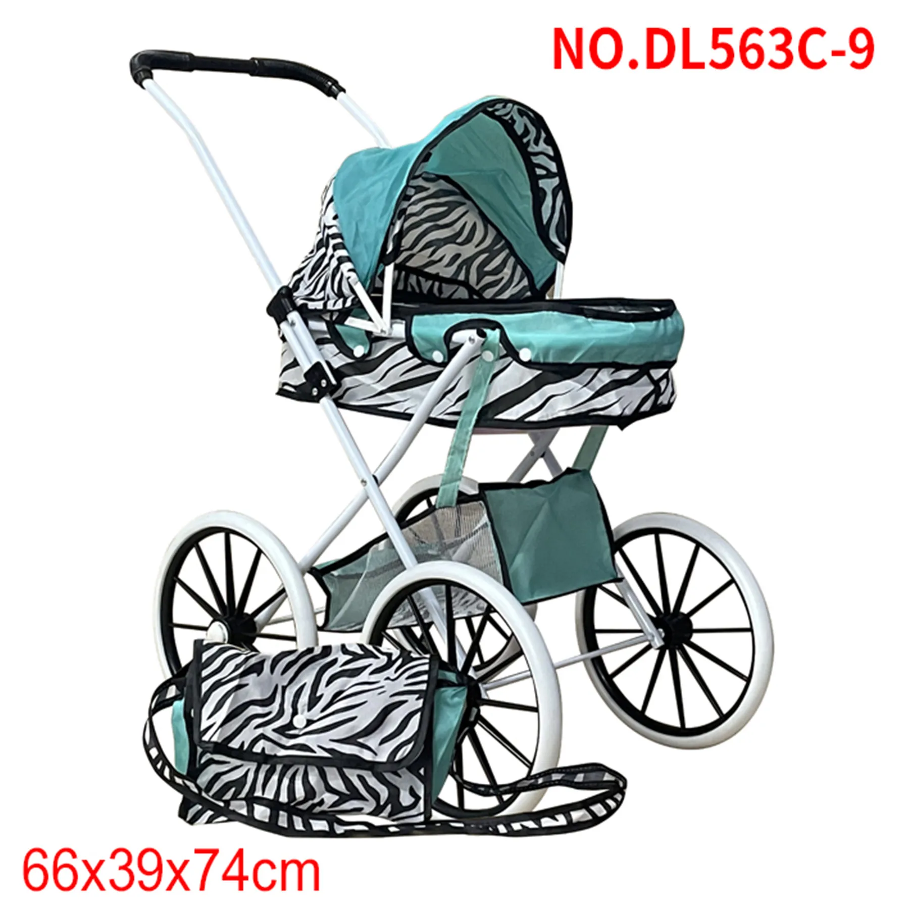 Pretend Play Toys Interactive Toys Shantou Chenghai Toy Factorytoy Foldable Baby Doll Stroller Pink Unisex Kids Gift Innovation