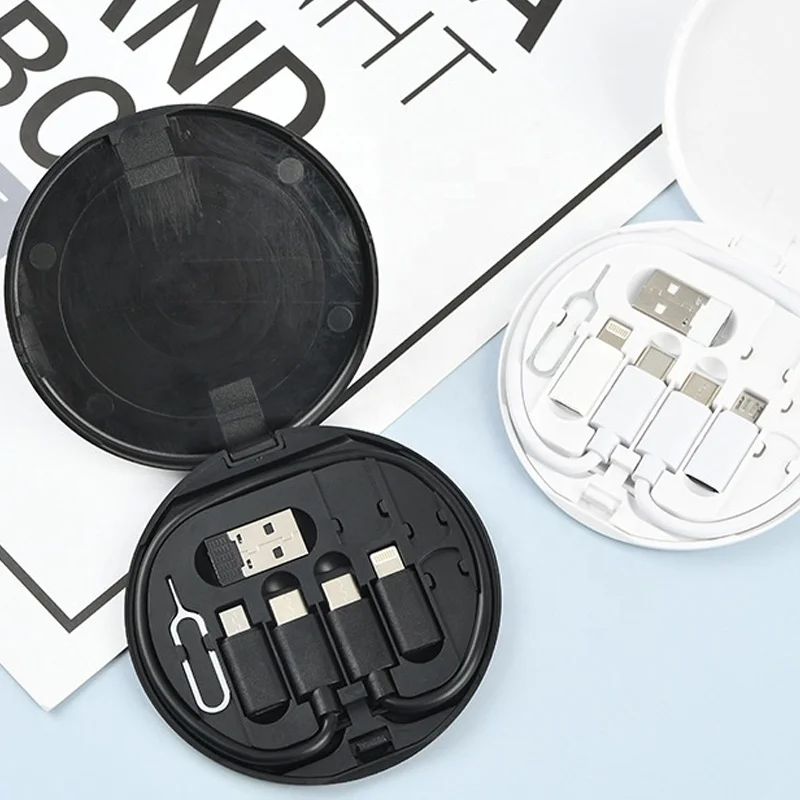 Wholesales Gift Product Portable USB C Charger Cable Set Converter Adapters SIM Card Pin Holder Android Mobile Phone Accessories