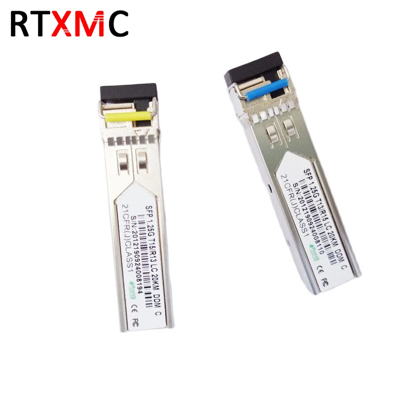 Sfp 1.25g Wdm / Bidi / Simplex Duplex Mm Sm Lc / Sc Ddm 1000base Mini Gbic Ethernet Fiber Transceiver Optical 1.25g Sfp Module