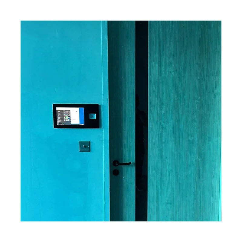 Custom 10.1 indoor wall mount capacitive industrial touch screen monitor with card reader