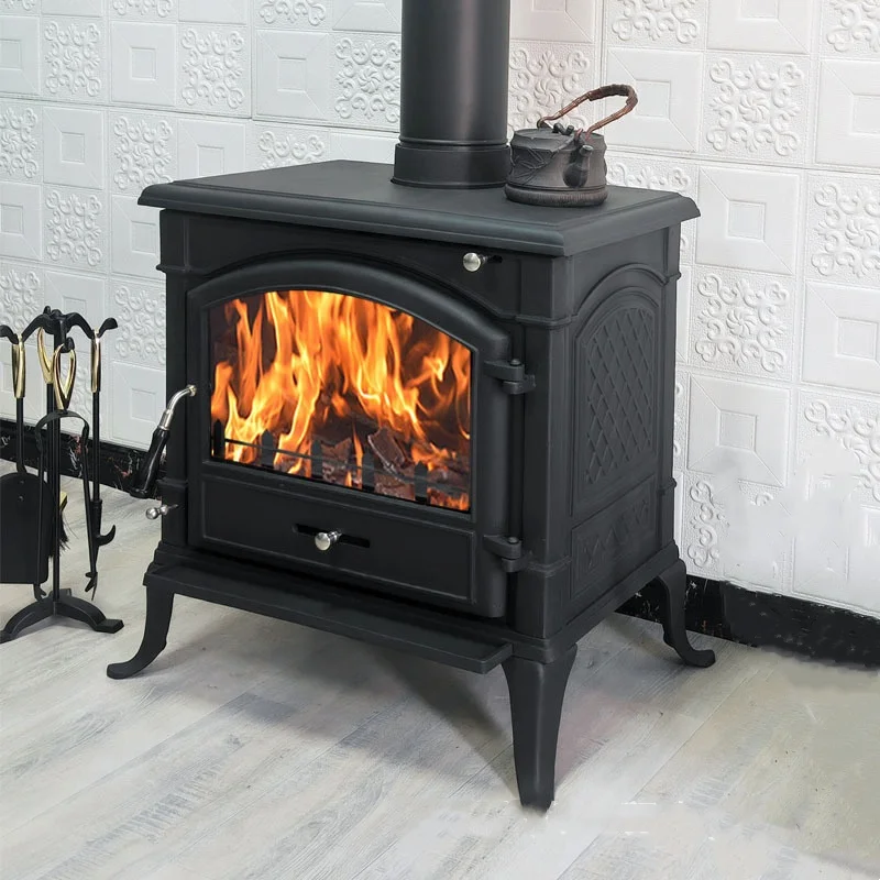 Manufacturer Indoor True Fire Fireplace  European Cast Iron Fireplace Observation Independent Fireplace