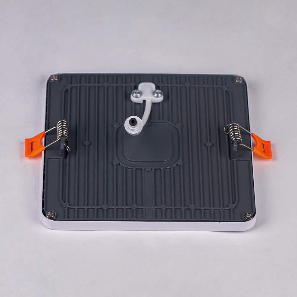 Factory Free Customized 6w 9w 12w 18w 24w Round Square Recessed Panel Lights