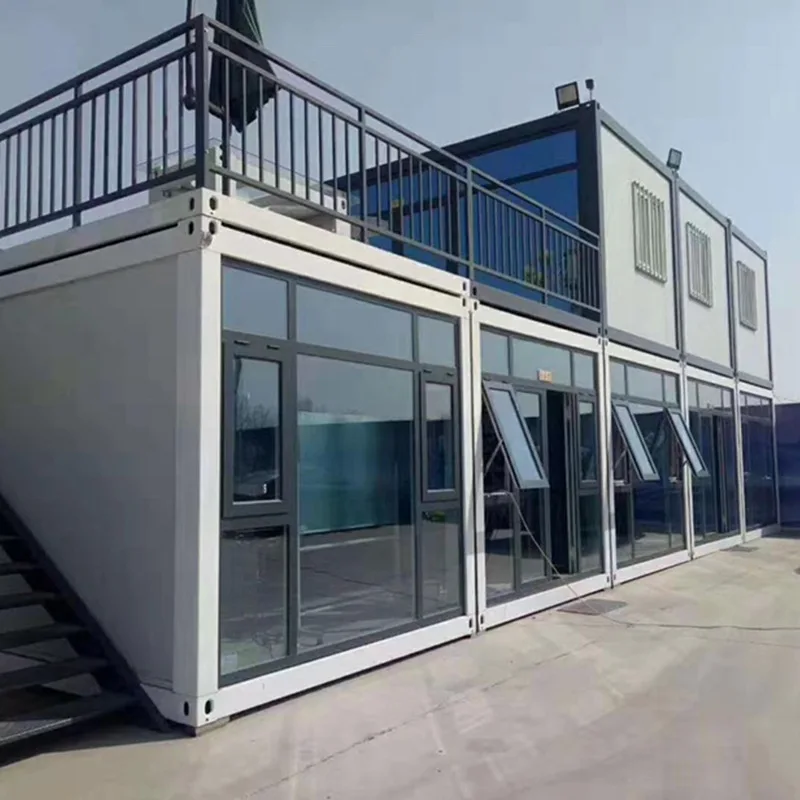 High Quality Expandable  Office Cheap Accomodation Folding Prefabricated Homes Prefab House Container House