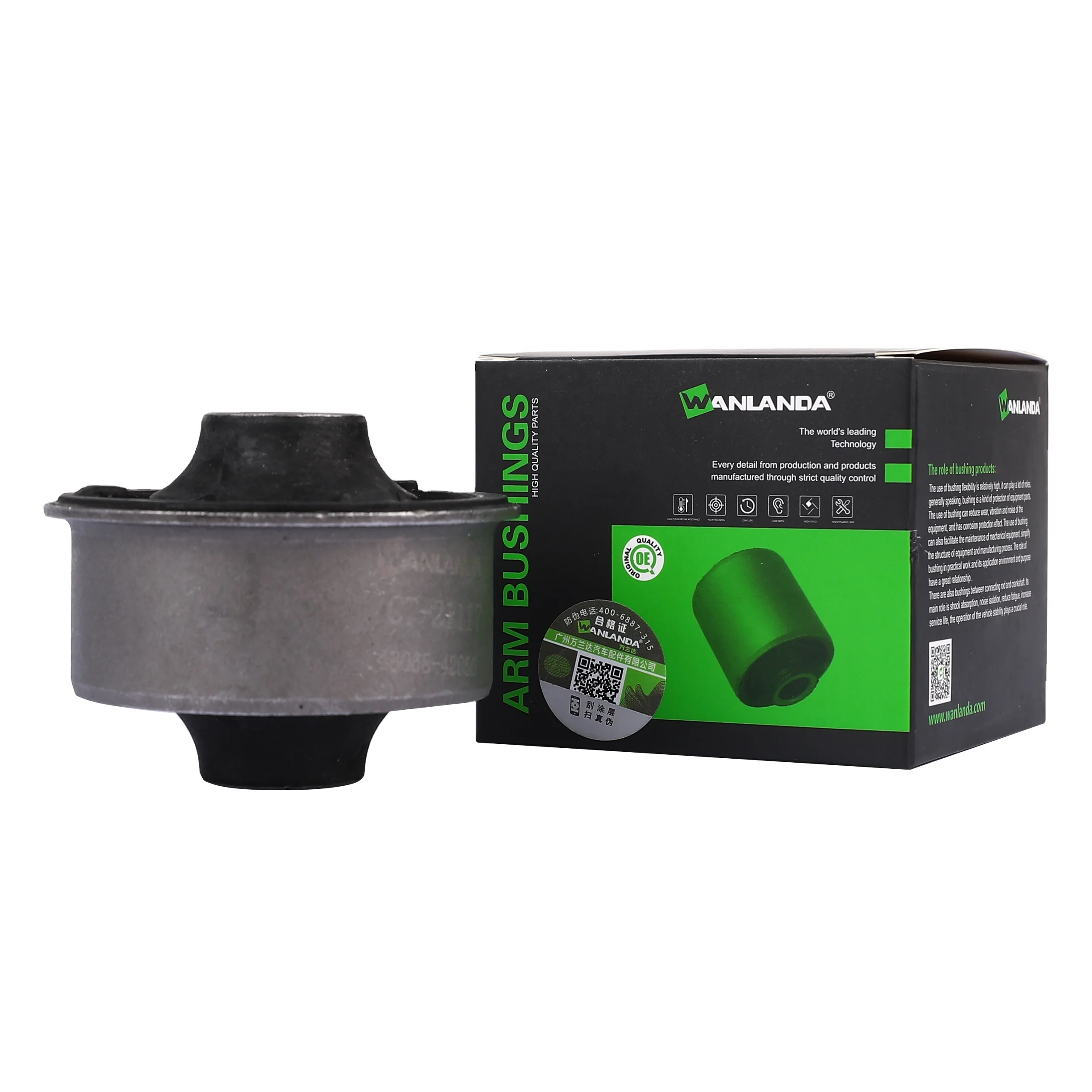 OEM quality Wanlanda Brand  Auto Parts Car Control Arm Bushing Rubber Bushes OEM NO.  48068-42050 for Toyota