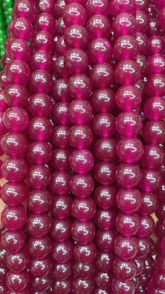 Wholesale loose ruby gemstone beads 5*8mm flat round rondelle shape ruby stone spacer bead for jewelry making