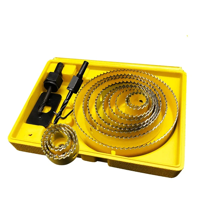 High Carbon Steel Drill Bit Hole Saw Sets For Wood