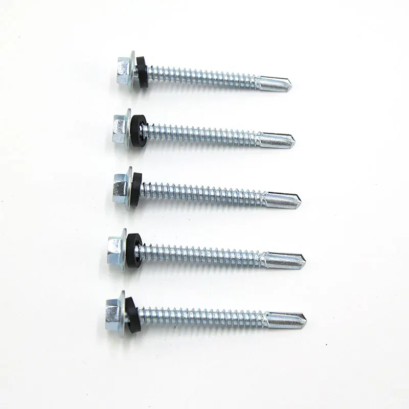 Global supply chain Galvanized Hexagonal Drill Tail Self-tapping Screw for industry