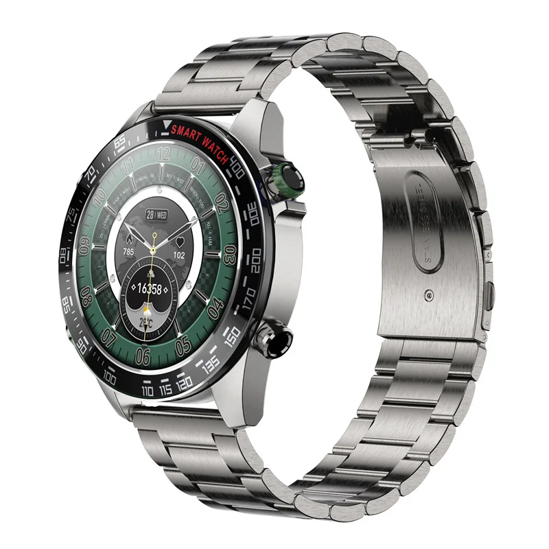 OEM Smartwatch CT11 Silicone Straps Rotatable Button 1.28 Inch Full Touch Screen Smart Watch with Sleep Tracker and Pedometer