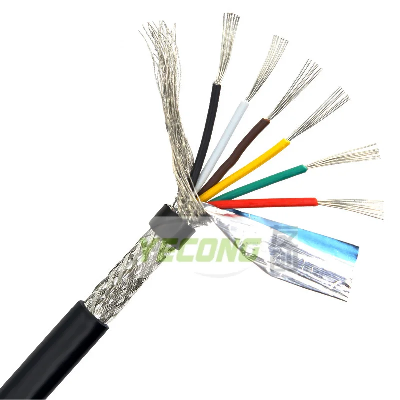 fep 6 core shielded cable for weighing scale 4 wire shielded loadcell wire shielded loadcell wire