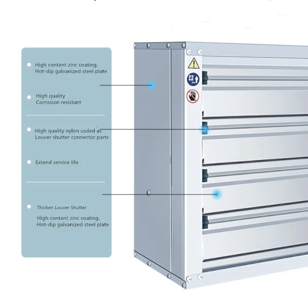 
China Industrial Workshop Exhaust Fan/Poultry Farm Air Cooling Fans 