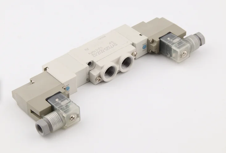 SY7320C-5DZ-02  24vdc 5-way,2-position Solenoid Air Control Valve port size G1/4,DIN Connector type,close type