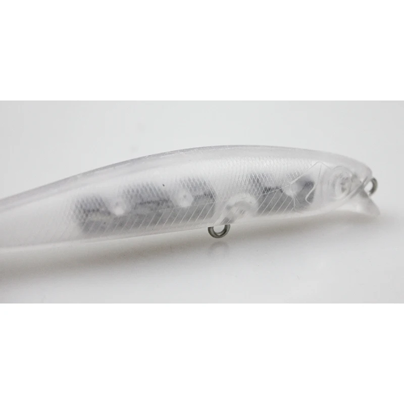 8g/14g Blank Minnow Slow Sinking Jerkbait Fishing Bait ABS Unpainted Hard Plastic Fishing Lures Minnow