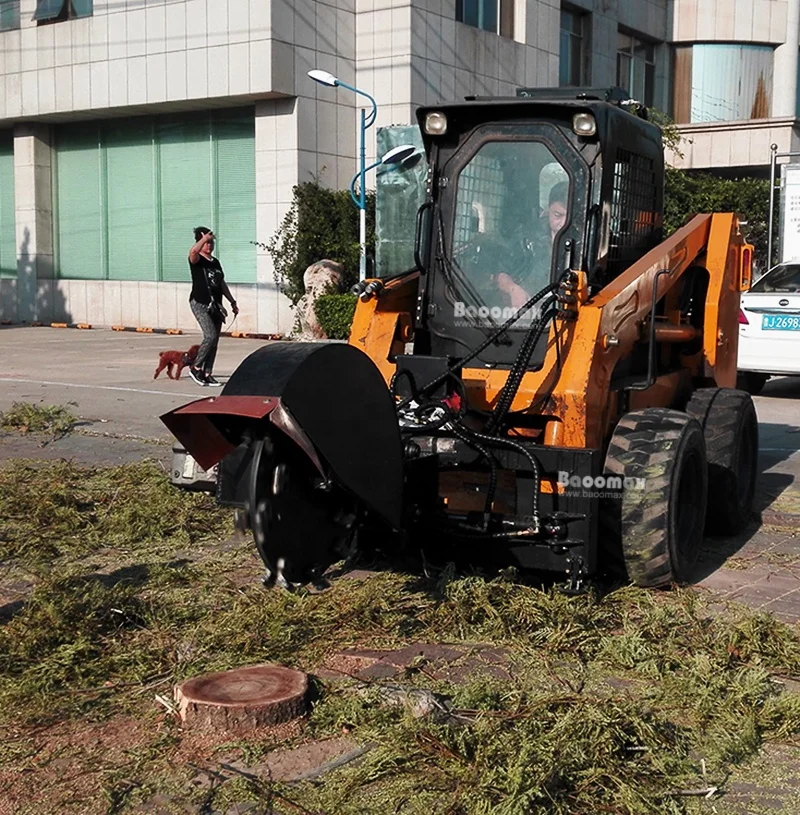 China factory skid steer attachment stump grinder for skid steer loader