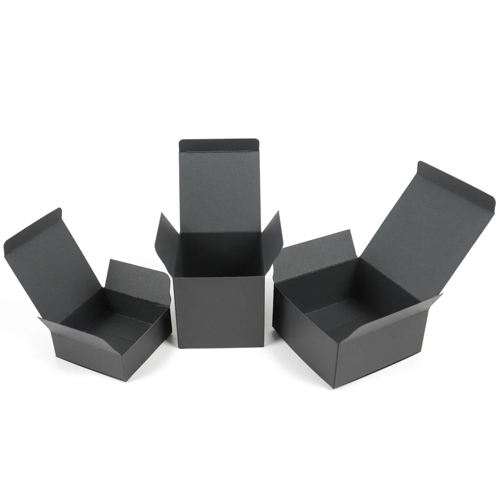 personalise customized recycled cake boxes folding caja de regalo emballage carton lamination gift black luxury gift paper boxes