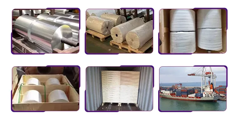 Wholesale 1235 8011 8079 food Aluminum foil paper coil price per ton heavy duty 11 12 20 30 35 micron roll Aluminum foil