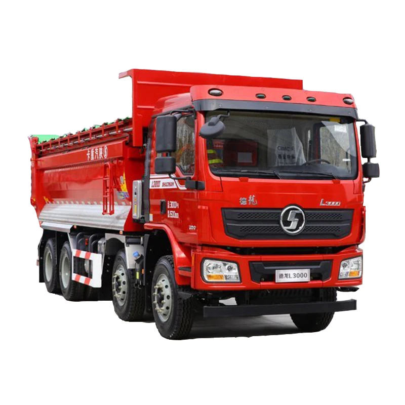 Shaanxi Automobile heavy truck Delong L3000 220 HP 6x2 4.8m used dump truck for sale
