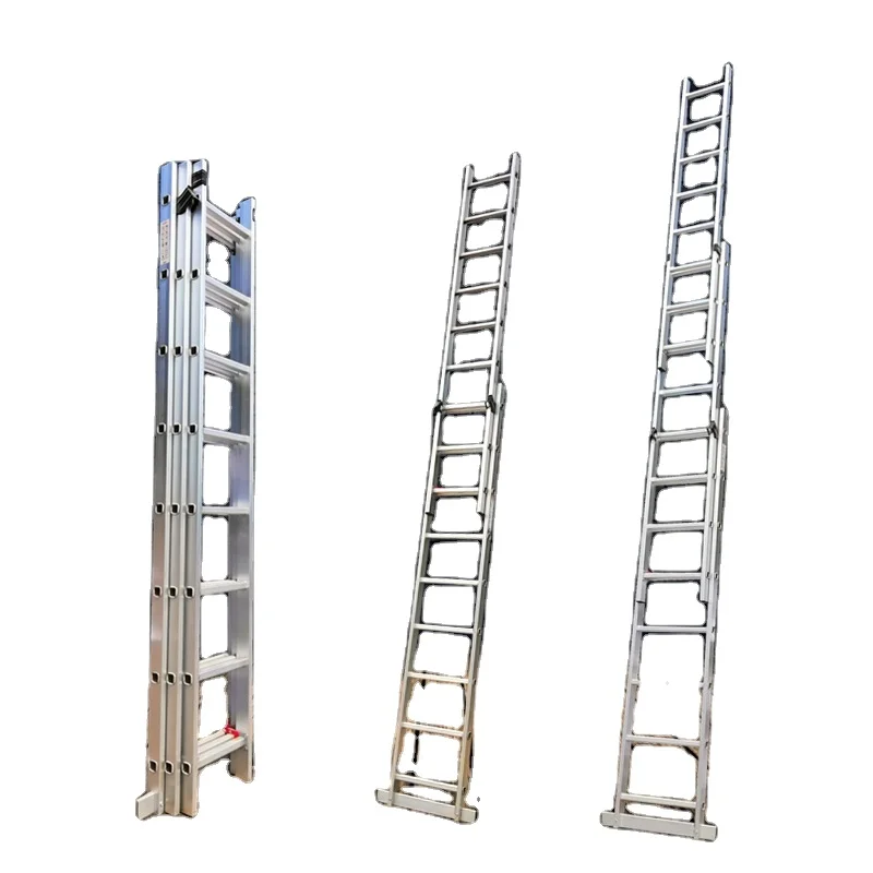 Dexin 3 Sections Combination Extension Ladders, 3 single straight ladder