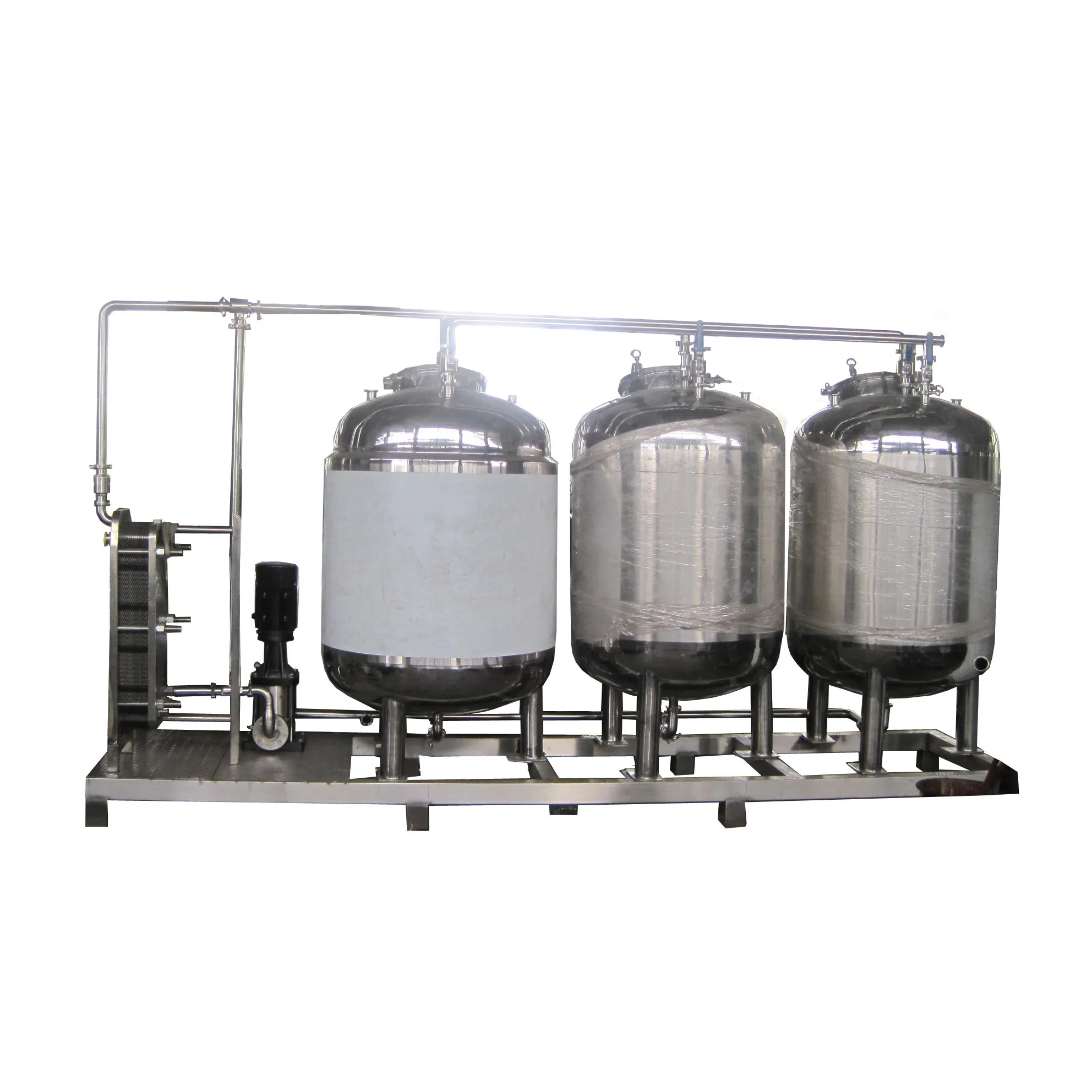 304 or 316L stainless steel sanitary cip equipment