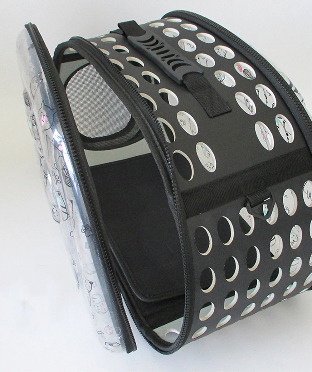 Printed cat bag Foldable portable pet dog bag portable wholesale custom Shoulder dog travel bag