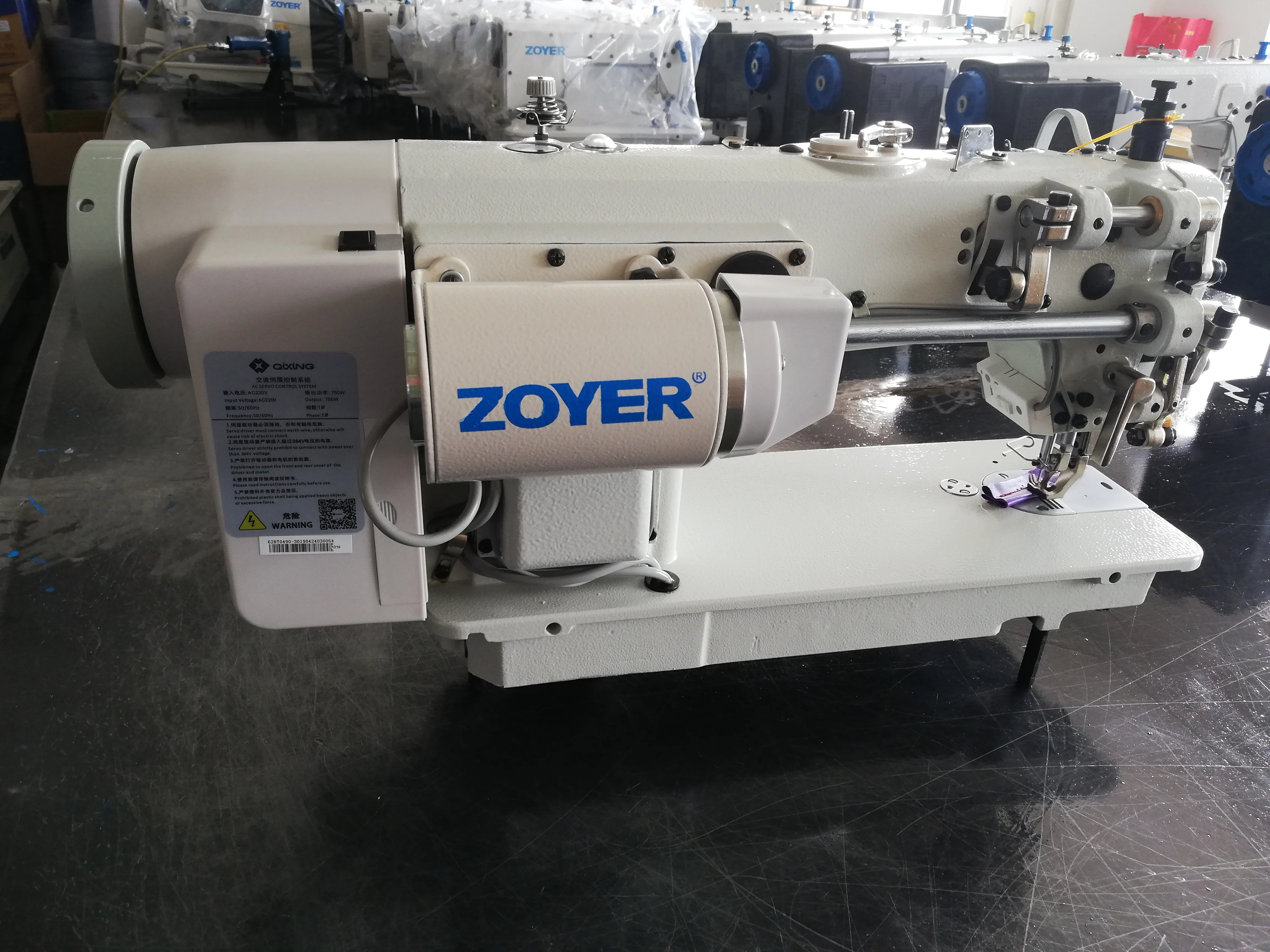 ZY0303-D4 zoyer кожа с прямым приводом heavy duty топ нижней корма швейная машина фунцкией шитья закрытых стежков шагающая прижимная