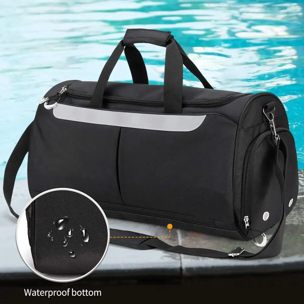 Custom Sports Gym Bag Workout Duffel Bag with Shoes Compartment Wet Pocket for Men and Women  Durable Water Resistant