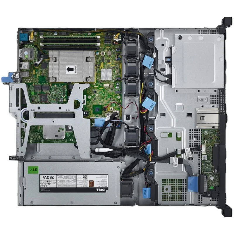 Original For Intel Xeon E-2124 1u Rack server Poweredge R240 server