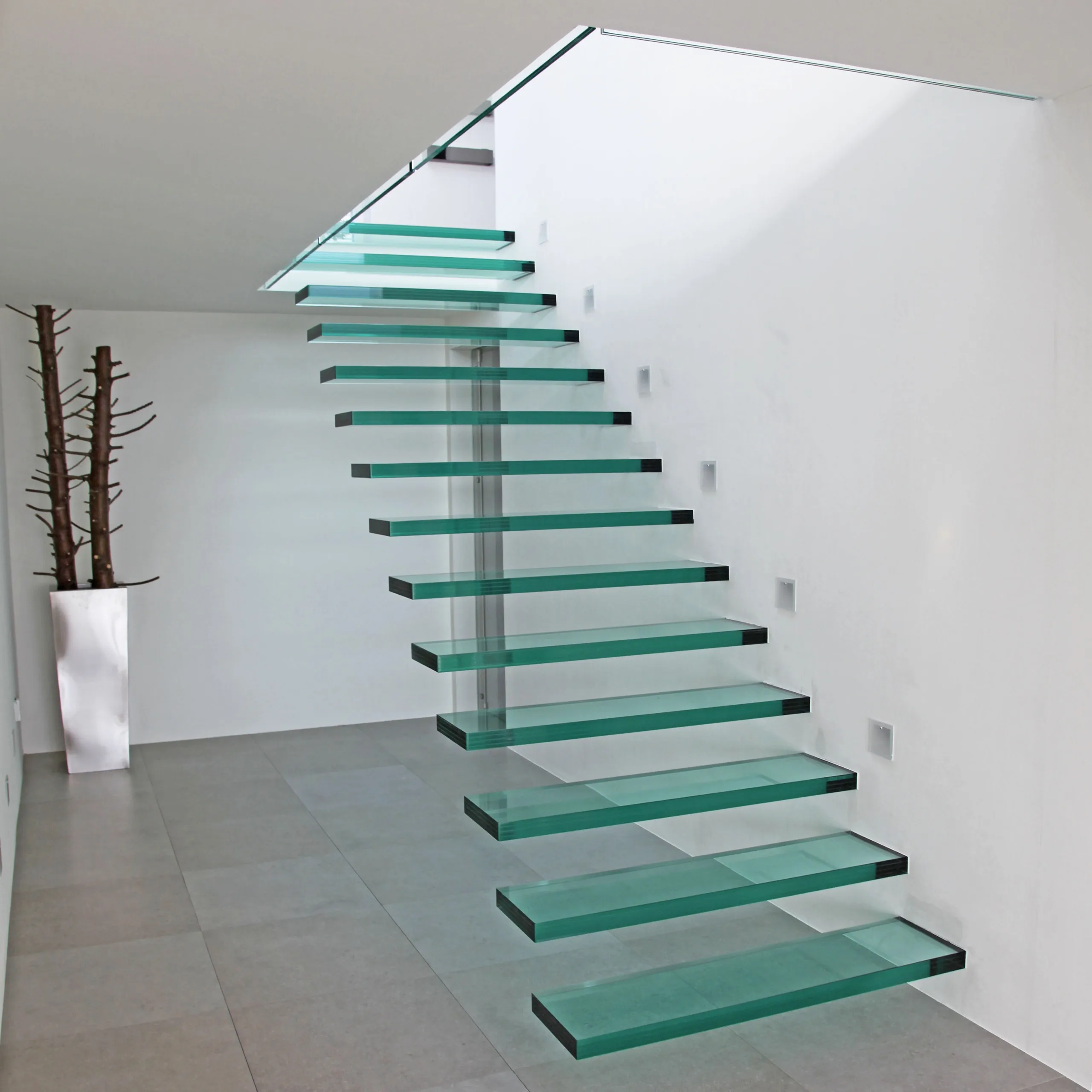 wholesale glass stairs Glass Staircase Wall stairs glass  stair price