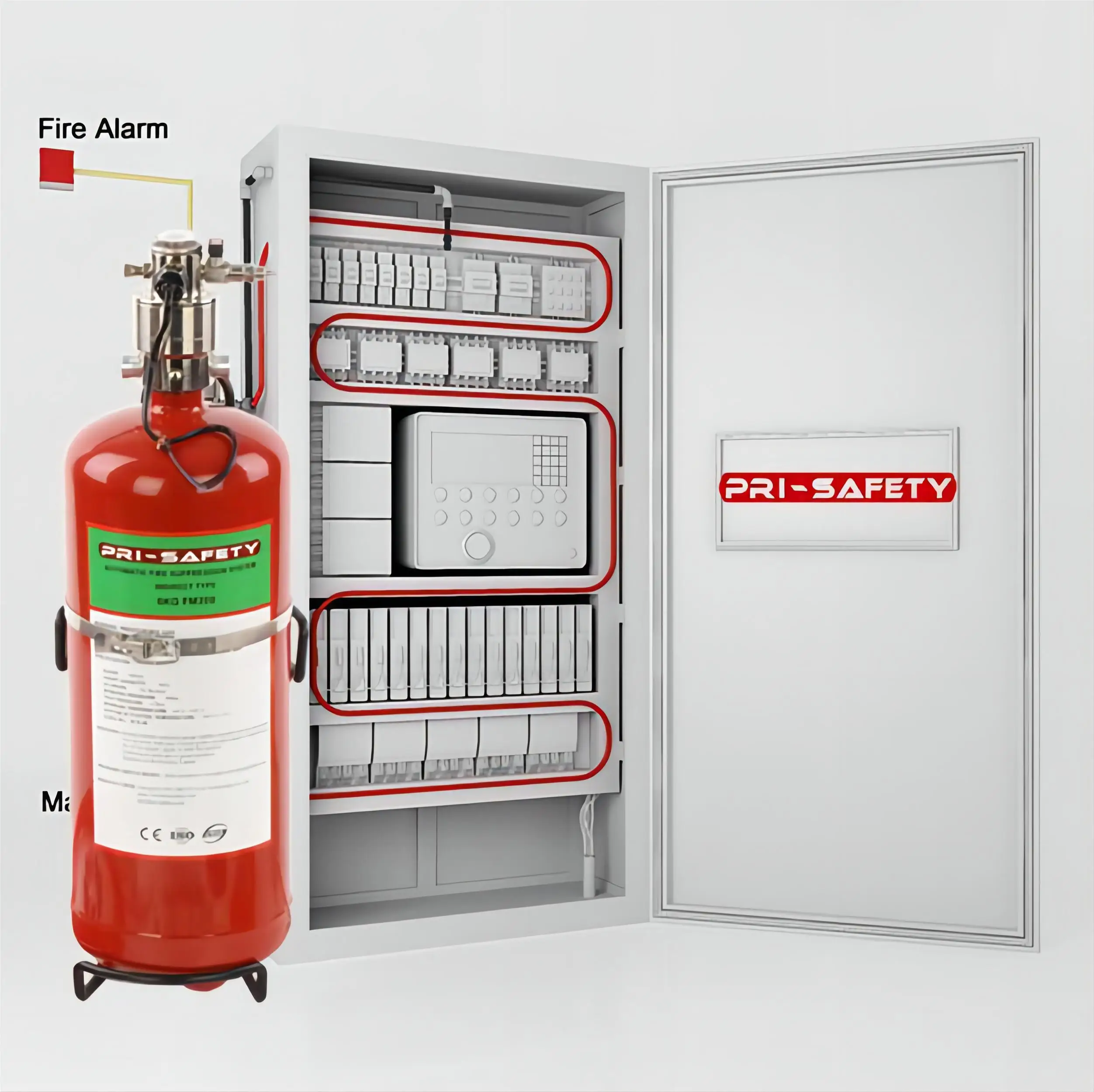 Fire Suppression System for Electrical Cabinets