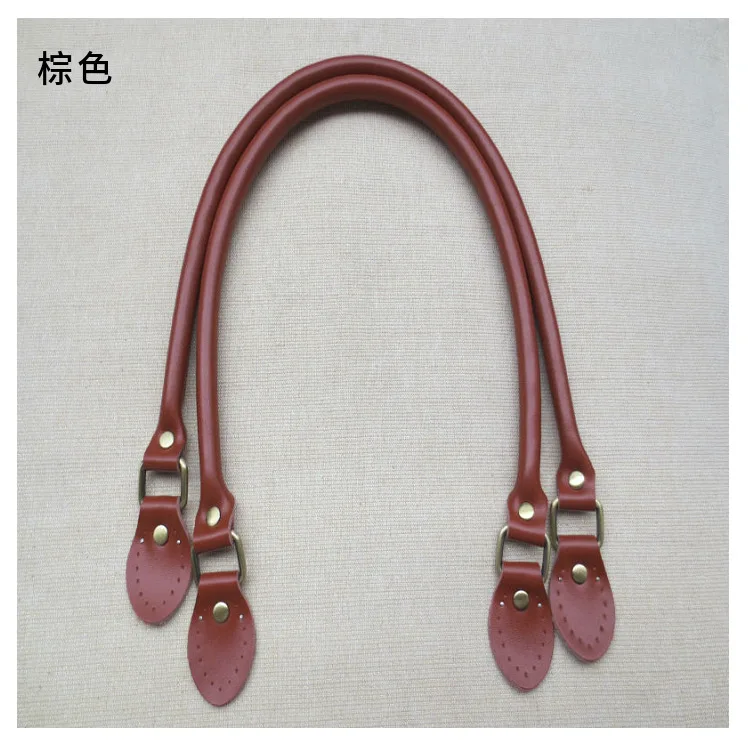 62cm cowhide  leather hardware ring single shoulder bag strap handle strap handle DIY bag accessories