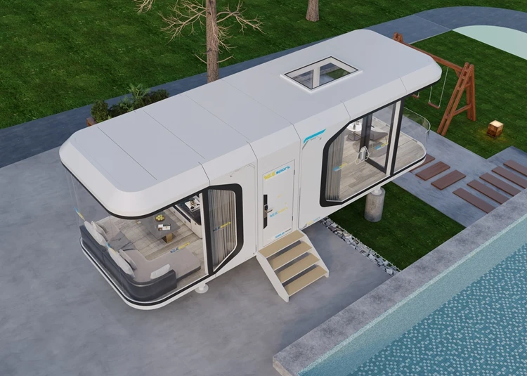 Tiny House Modern Luxury Furniture Fashion Design Sleek and Durable Living Spaces Now Available Aluminum Capsule Houses