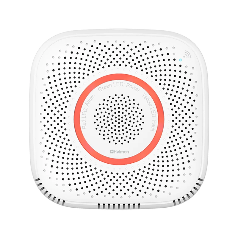 Heiman Wireless Remote Monitor Gas Alarm Tuya Wifi Natural Gas Detector and Propane Alarm LPG Gas Detector with Voice Warning