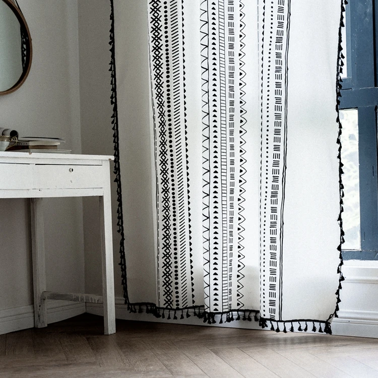 Wholesale Wedding Cotton Hotel Office Custom Decoration Photo Livingroom Designer White Luxury Window
