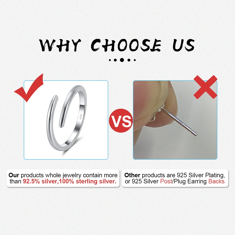 RINNTIN APR08 Fine Jewelry Prue 925 Sterling Silver Rings Joyas De Plata 14K Gold Plated Wedding Ring For Women