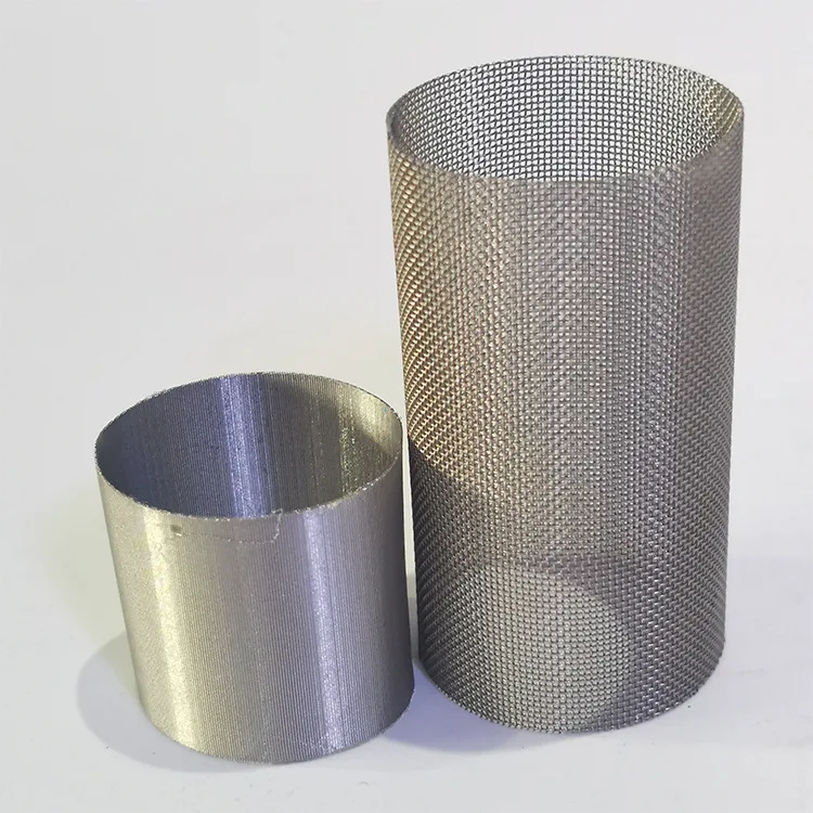 Factory direct sale Metal cylinder hydraulic oil filter Highly polished 316 Filter element