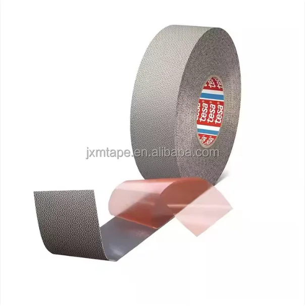 Tesa 4863 Single side Anti slip roller winding tape Embossed surface rubber adhesive roller wrapping tape