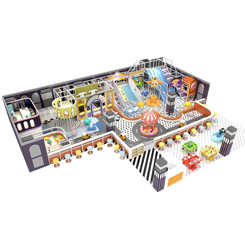 Circus Theme Kids Indoor Fiberglass Playground Equipment Playground Amusement Park Equipment Indoor