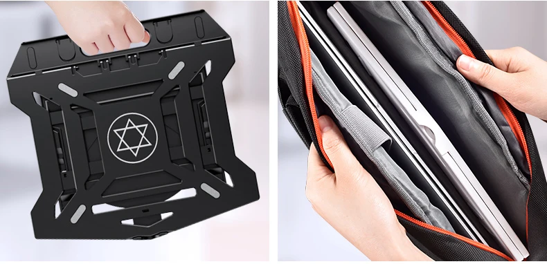 360 Rotatable monitor notebook base holder portable mount Office school home gaming laptop cooler